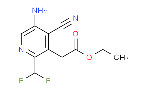 AM134573 | 1805061-85-1 | Ethyl 5-amino-4-cyano-2-(difluoromethyl)pyridine-3-acetate