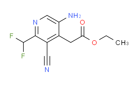 AM134575 | 1806831-36-6 | Ethyl 5-amino-3-cyano-2-(difluoromethyl)pyridine-4-acetate