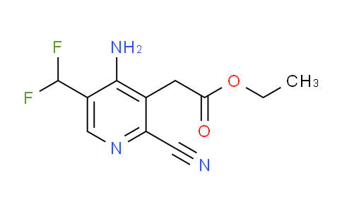 AM134576 | 1804944-35-1 | Ethyl 4-amino-2-cyano-5-(difluoromethyl)pyridine-3-acetate