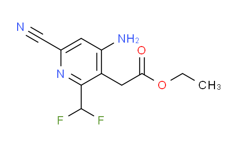 AM134579 | 1806810-98-9 | Ethyl 4-amino-6-cyano-2-(difluoromethyl)pyridine-3-acetate