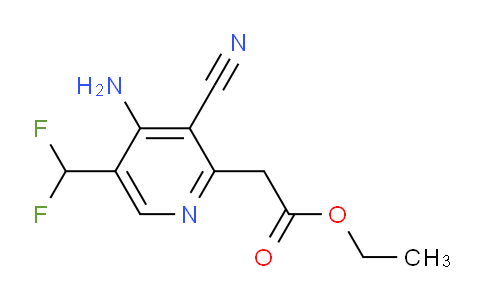 AM134581 | 1805062-02-5 | Ethyl 4-amino-3-cyano-5-(difluoromethyl)pyridine-2-acetate