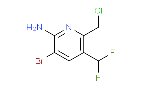 AM134589 | 1804724-12-6 | 2-Amino-3-bromo-6-(chloromethyl)-5-(difluoromethyl)pyridine