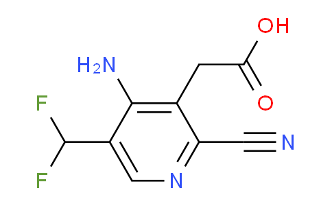 AM134592 | 1805348-88-2 | 4-Amino-2-cyano-5-(difluoromethyl)pyridine-3-acetic acid