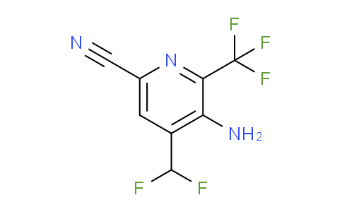 AM134599 | 1804699-90-8 | 3-Amino-6-cyano-4-(difluoromethyl)-2-(trifluoromethyl)pyridine