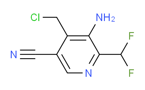 AM134600 | 1806794-93-3 | 3-Amino-4-(chloromethyl)-5-cyano-2-(difluoromethyl)pyridine