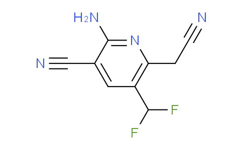 AM134608 | 1806796-01-9 | 2-Amino-3-cyano-5-(difluoromethyl)pyridine-6-acetonitrile