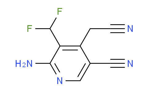AM134616 | 1805347-25-4 | 2-Amino-5-cyano-3-(difluoromethyl)pyridine-4-acetonitrile