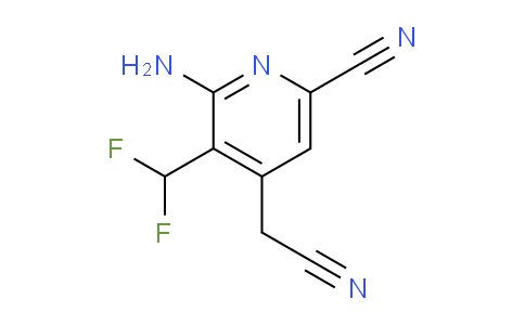 AM134623 | 1805108-95-5 | 2-Amino-6-cyano-3-(difluoromethyl)pyridine-4-acetonitrile