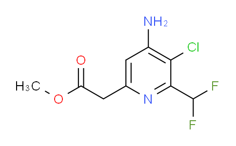 AM134639 | 1806787-92-7 | Methyl 4-amino-3-chloro-2-(difluoromethyl)pyridine-6-acetate