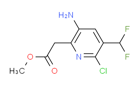 AM134641 | 1805054-56-1 | Methyl 5-amino-2-chloro-3-(difluoromethyl)pyridine-6-acetate