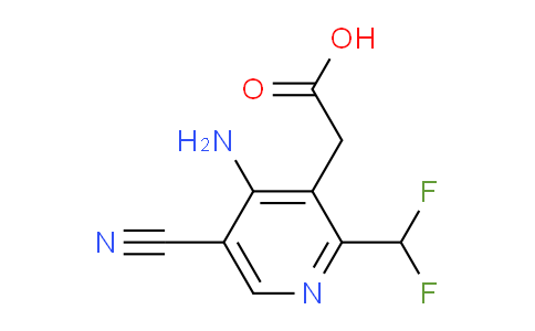 AM134668 | 1805328-23-7 | 4-Amino-5-cyano-2-(difluoromethyl)pyridine-3-acetic acid