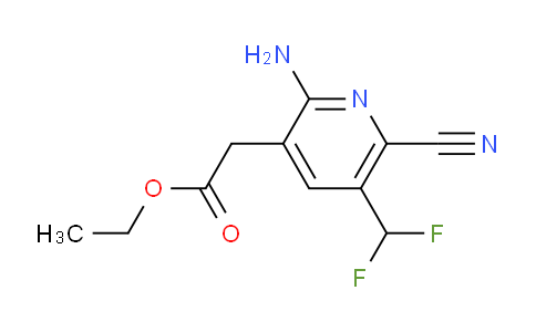 AM134669 | 1805341-07-4 | Ethyl 2-amino-6-cyano-5-(difluoromethyl)pyridine-3-acetate