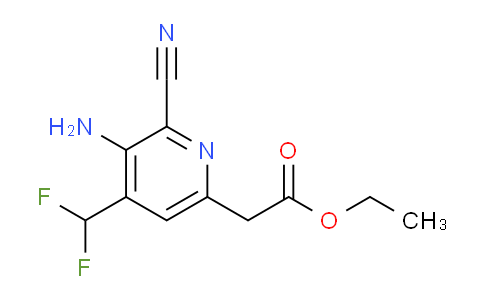 AM134670 | 1806790-38-4 | Ethyl 3-amino-2-cyano-4-(difluoromethyl)pyridine-6-acetate