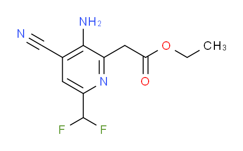 AM134676 | 1806831-22-0 | Ethyl 3-amino-4-cyano-6-(difluoromethyl)pyridine-2-acetate