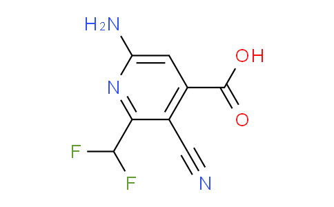 6-Amino-3-cyano-2-(difluoromethyl)pyridine-4-carboxylic acid