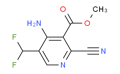 AM134689 | 1805340-26-4 | Methyl 4-amino-2-cyano-5-(difluoromethyl)pyridine-3-carboxylate