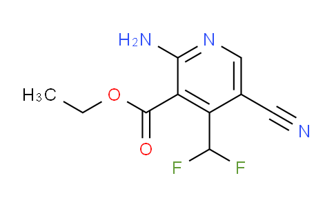 AM134706 | 1805327-96-1 | Ethyl 2-amino-5-cyano-4-(difluoromethyl)pyridine-3-carboxylate