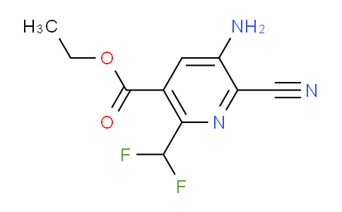 AM134717 | 1804727-81-8 | Ethyl 3-amino-2-cyano-6-(difluoromethyl)pyridine-5-carboxylate