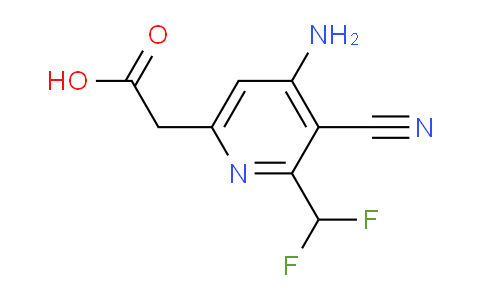 AM134721 | 1804485-59-3 | 4-Amino-3-cyano-2-(difluoromethyl)pyridine-6-acetic acid