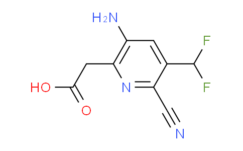 AM134726 | 1805109-41-4 | 5-Amino-2-cyano-3-(difluoromethyl)pyridine-6-acetic acid
