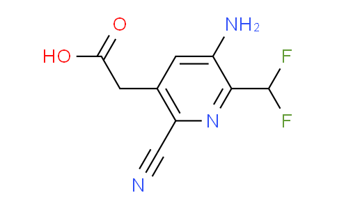 AM134728 | 1806790-04-4 | 3-Amino-6-cyano-2-(difluoromethyl)pyridine-5-acetic acid
