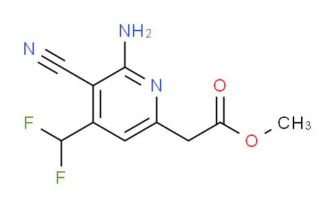 AM134729 | 1803672-78-7 | Methyl 2-amino-3-cyano-4-(difluoromethyl)pyridine-6-acetate