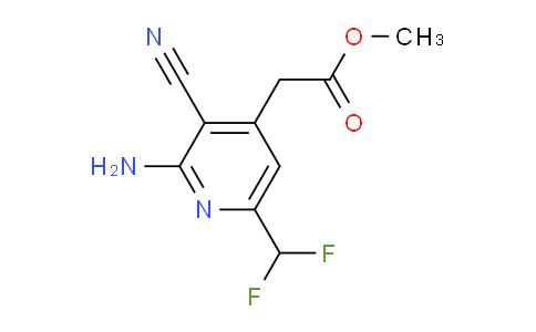AM134730 | 1804485-66-2 | Methyl 2-amino-3-cyano-6-(difluoromethyl)pyridine-4-acetate