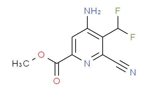 AM134737 | 1804485-48-0 | Methyl 4-amino-2-cyano-3-(difluoromethyl)pyridine-6-carboxylate