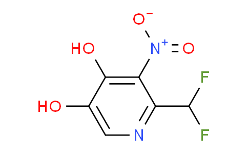 2-(Difluoromethyl)-4,5-dihydroxy-3-nitropyridine