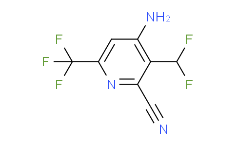 4-Amino-2-cyano-3-(difluoromethyl)-6-(trifluoromethyl)pyridine
