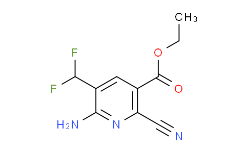 Ethyl 2-amino-6-cyano-3-(difluoromethyl)pyridine-5-carboxylate