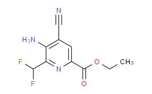 AM134781 | 1805110-74-0 | Ethyl 3-amino-4-cyano-2-(difluoromethyl)pyridine-6-carboxylate