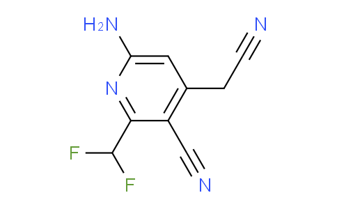 AM134791 | 1806837-59-1 | 6-Amino-3-cyano-2-(difluoromethyl)pyridine-4-acetonitrile