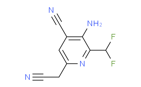 AM134799 | 1804971-12-7 | 3-Amino-4-cyano-2-(difluoromethyl)pyridine-6-acetonitrile