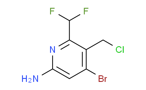 AM134808 | 1805052-33-8 | 6-Amino-4-bromo-3-(chloromethyl)-2-(difluoromethyl)pyridine