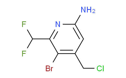 AM134812 | 1805338-45-7 | 6-Amino-3-bromo-4-(chloromethyl)-2-(difluoromethyl)pyridine