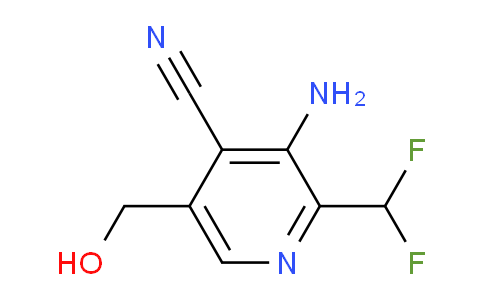3-Amino-4-cyano-2-(difluoromethyl)pyridine-5-methanol
