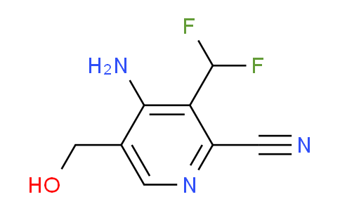 4-Amino-2-cyano-3-(difluoromethyl)pyridine-5-methanol
