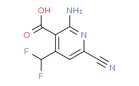 2-Amino-6-cyano-4-(difluoromethyl)pyridine-3-carboxylic acid