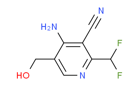 4-Amino-3-cyano-2-(difluoromethyl)pyridine-5-methanol