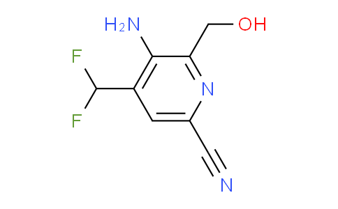 3-Amino-6-cyano-4-(difluoromethyl)pyridine-2-methanol