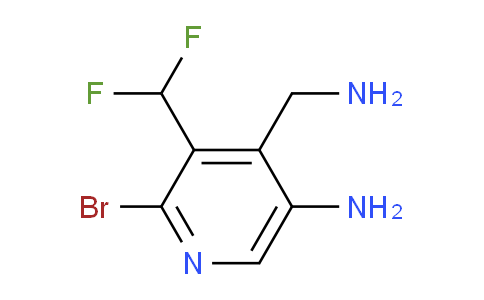 5-Amino-4-(aminomethyl)-2-bromo-3-(difluoromethyl)pyridine