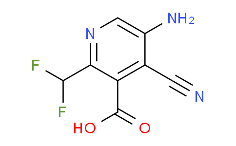 5-Amino-4-cyano-2-(difluoromethyl)pyridine-3-carboxylic acid