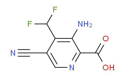 3-Amino-5-cyano-4-(difluoromethyl)pyridine-2-carboxylic acid