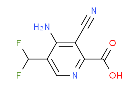 AM134853 | 1805935-48-1 | 4-Amino-3-cyano-5-(difluoromethyl)pyridine-2-carboxylic acid