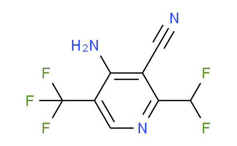 AM134855 | 1805108-77-3 | 4-Amino-3-cyano-2-(difluoromethyl)-5-(trifluoromethyl)pyridine