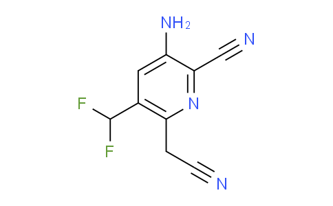 AM134866 | 1805211-86-2 | 3-Amino-2-cyano-5-(difluoromethyl)pyridine-6-acetonitrile