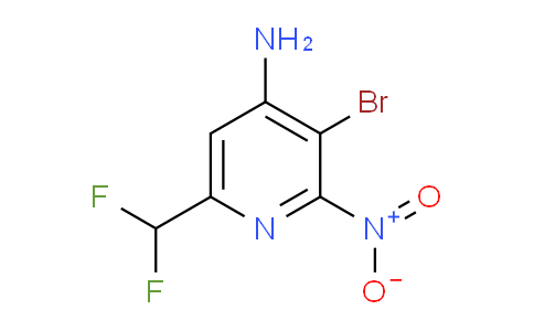 AM134870 | 1804449-51-1 | 4-Amino-3-bromo-6-(difluoromethyl)-2-nitropyridine