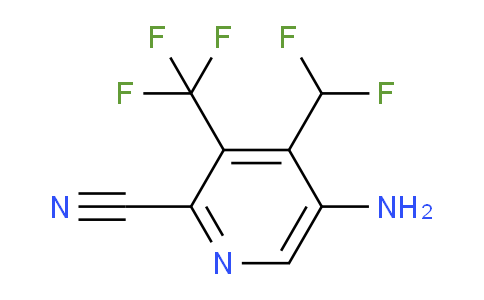 AM134878 | 1806795-93-6 | 5-Amino-2-cyano-4-(difluoromethyl)-3-(trifluoromethyl)pyridine