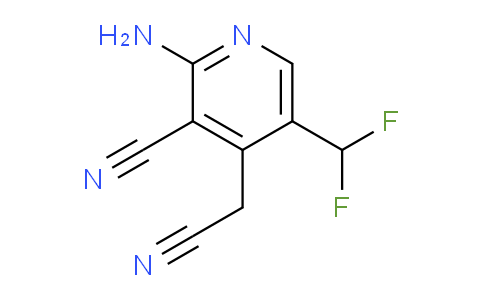 AM134882 | 1804699-97-5 | 2-Amino-3-cyano-5-(difluoromethyl)pyridine-4-acetonitrile